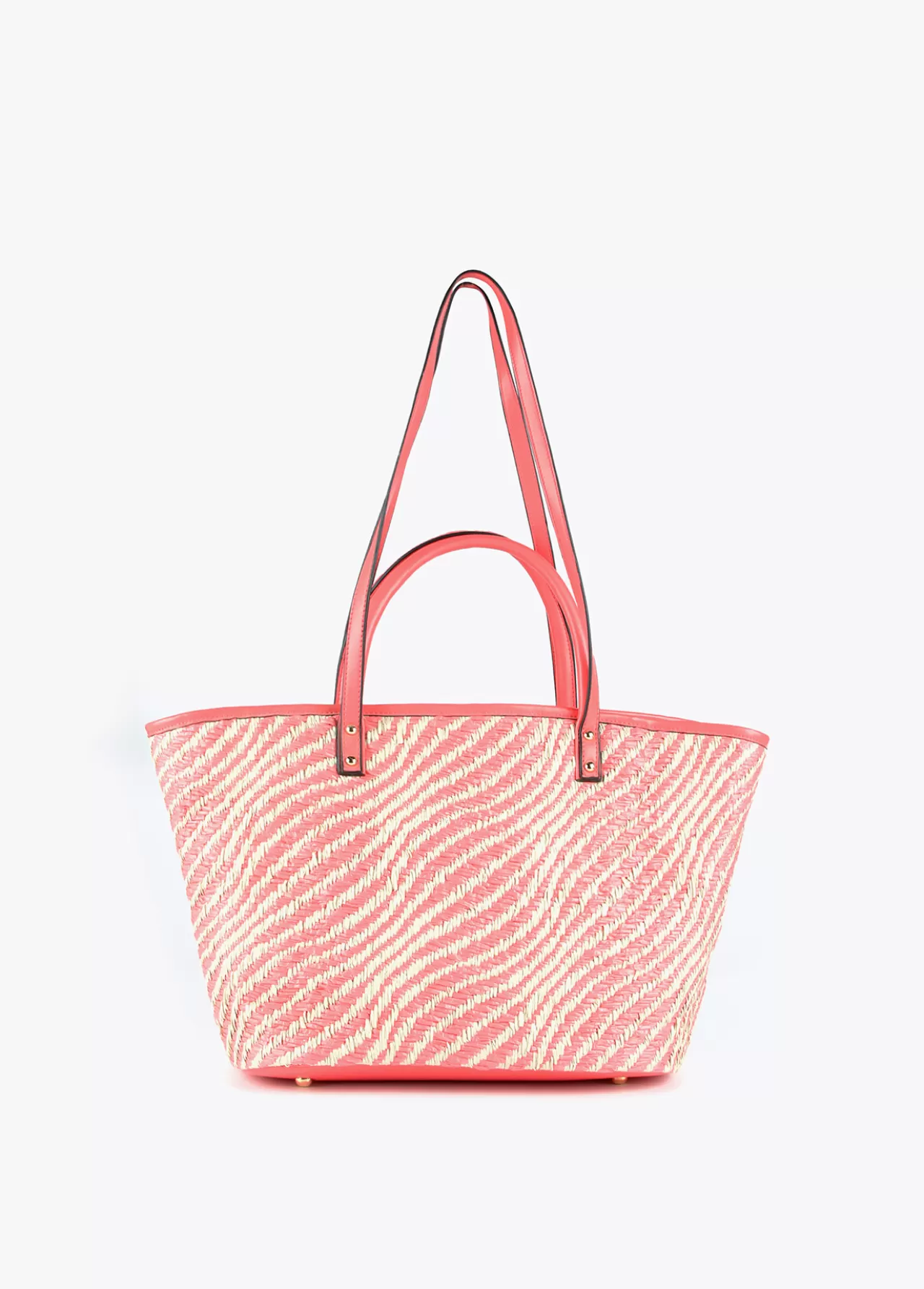 Lola Casademunt Bolso shopper tipo cesta NEGRO-BLANCO Fashion