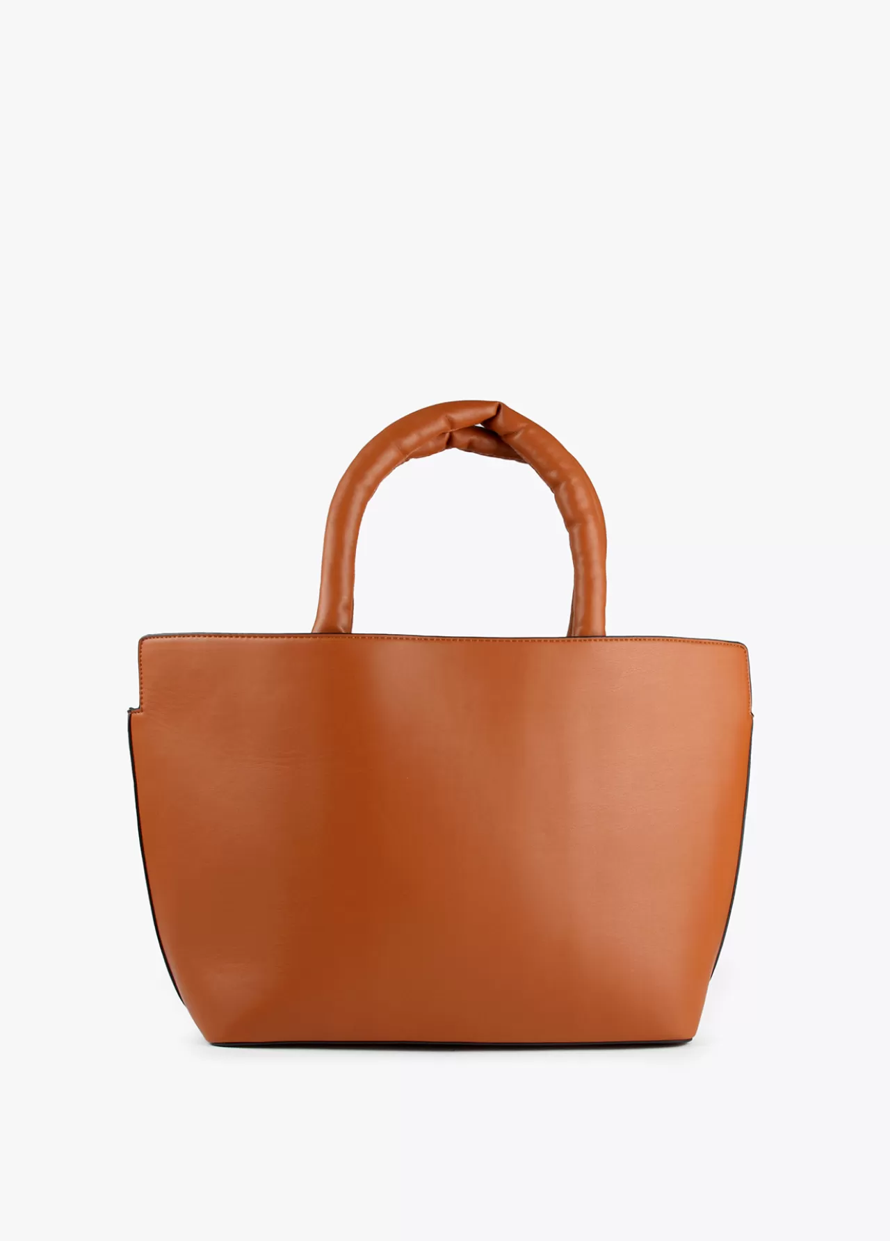 Lola Casademunt Bolso tipo shopper acolchado CAMEL Best Sale