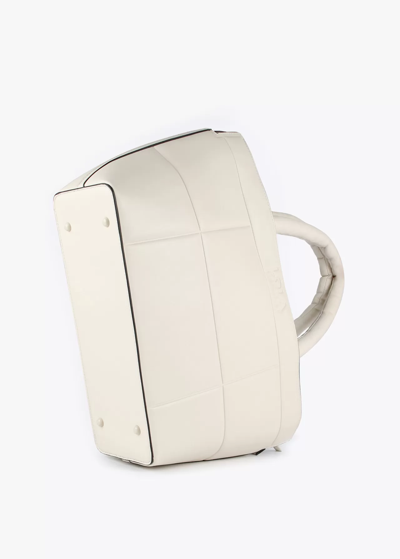 Lola Casademunt Bolso tipo shopper acolchado CAMEL Sale