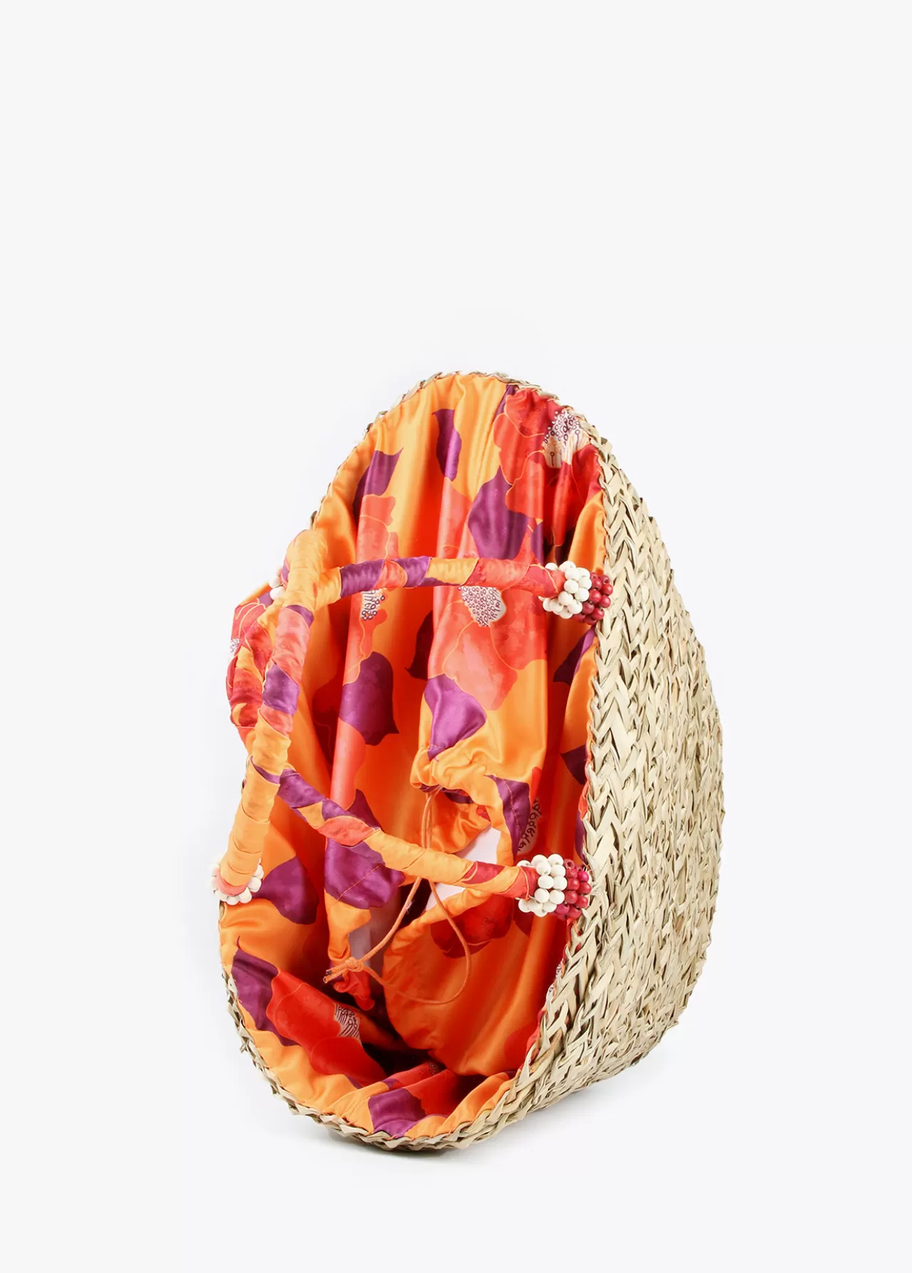 Lola Casademunt Capazo tipo cesta bicolor BEIG Flash Sale