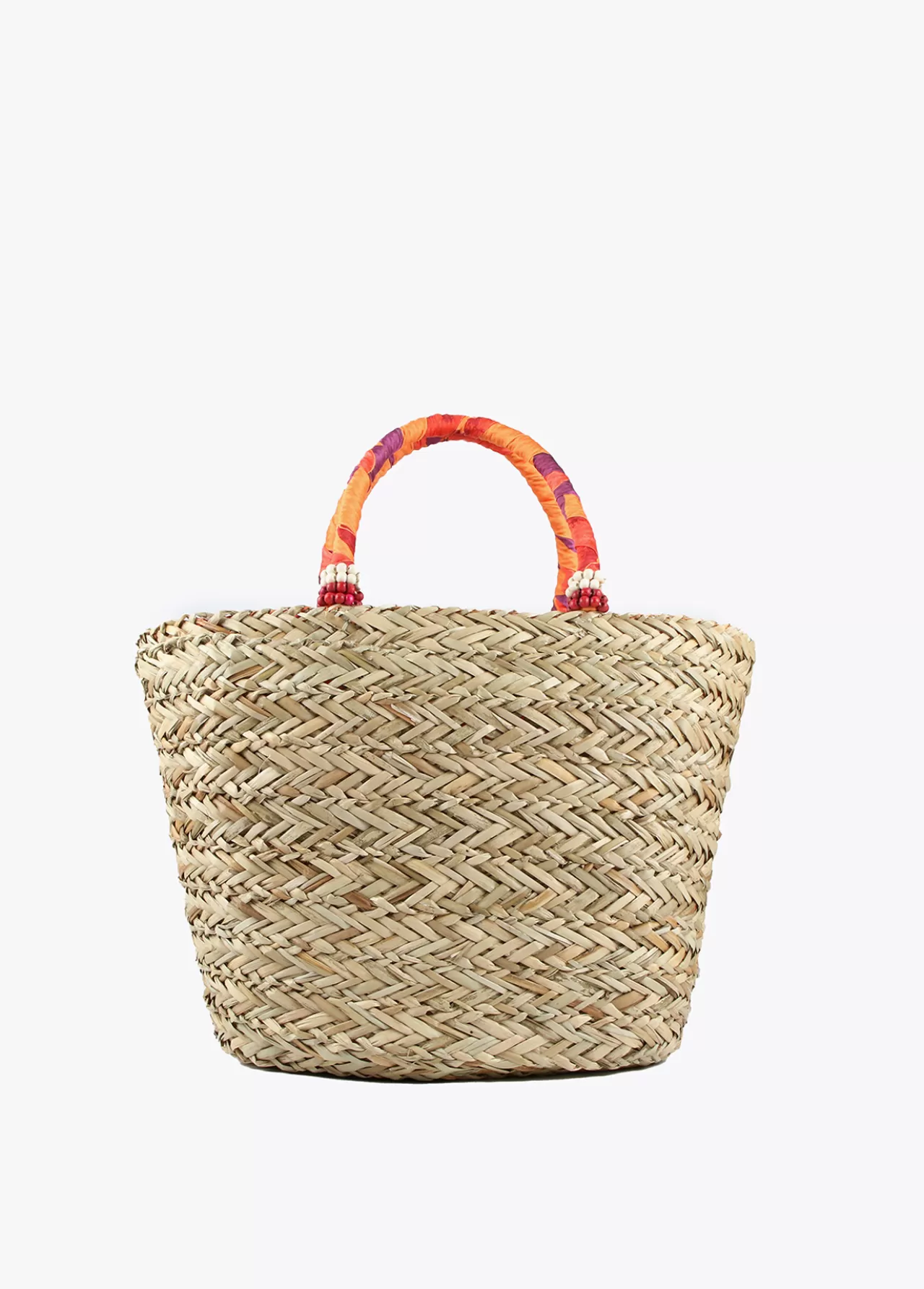 Lola Casademunt Capazo tipo cesta bicolor BEIG Flash Sale