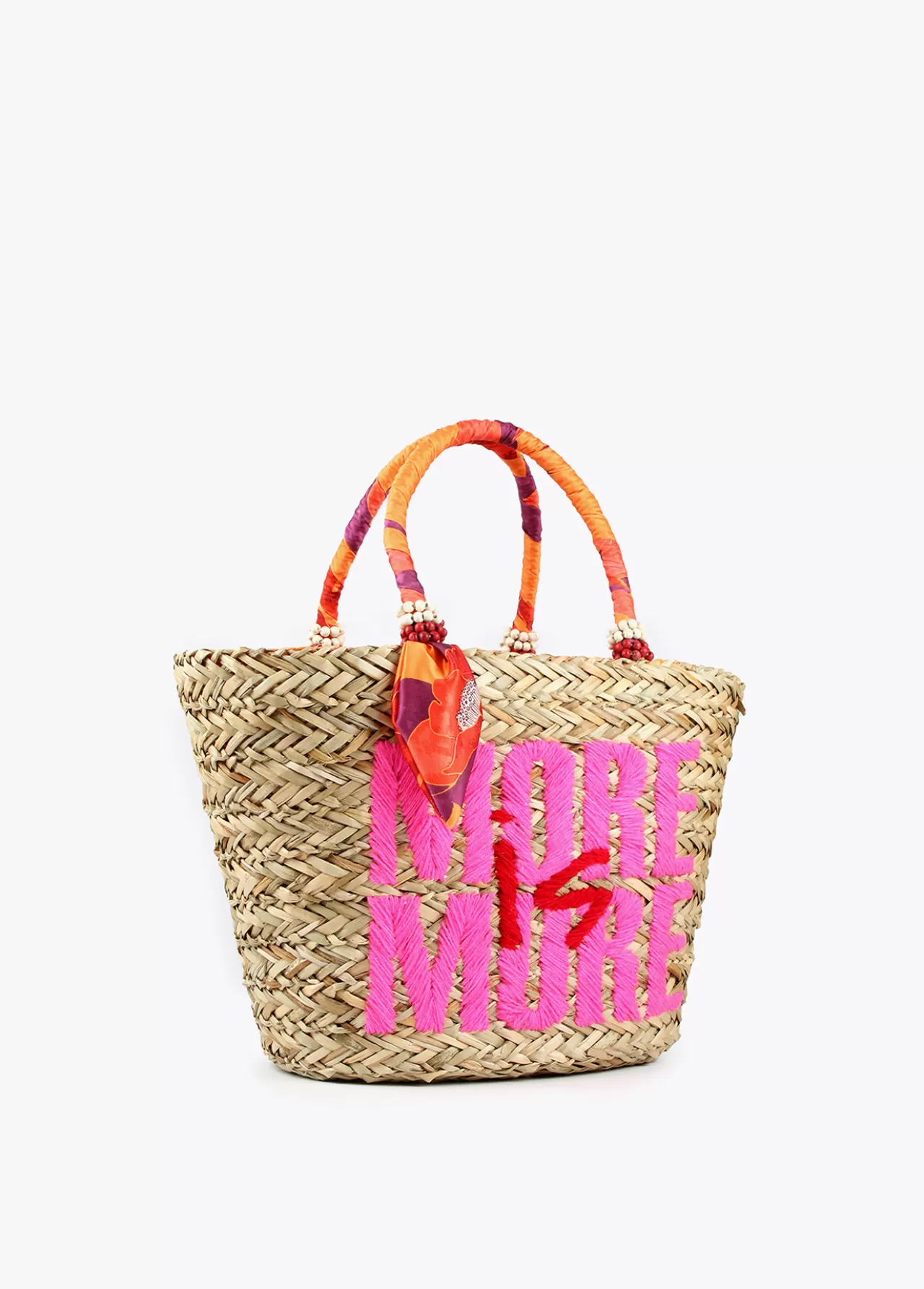 Lola Casademunt Capazo tipo cesta bicolor BEIG Flash Sale