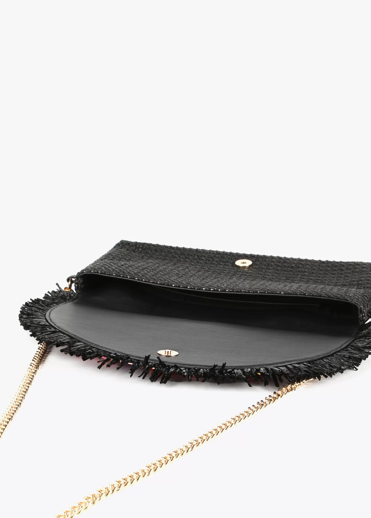 Lola Casademunt Cartera de mano con piedras de color NEGRO-ROSA Cheap