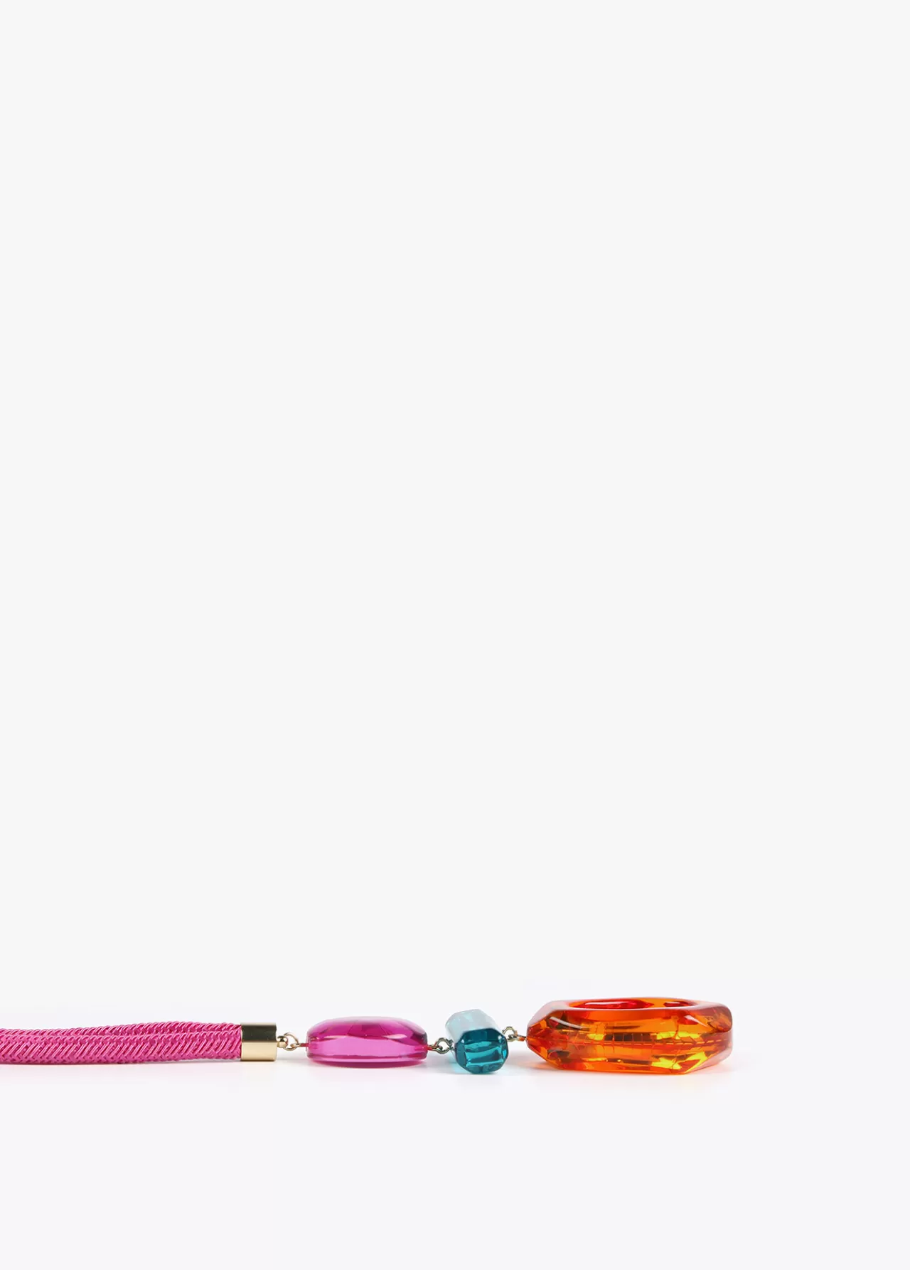 Lola Casademunt Collar maxi piezas de colores FUCSIA Flash Sale