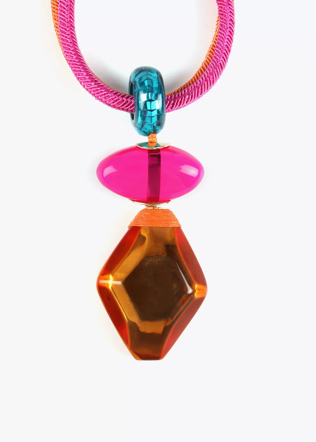 Lola Casademunt Collar maxi piezas de colores NARANJA Cheap