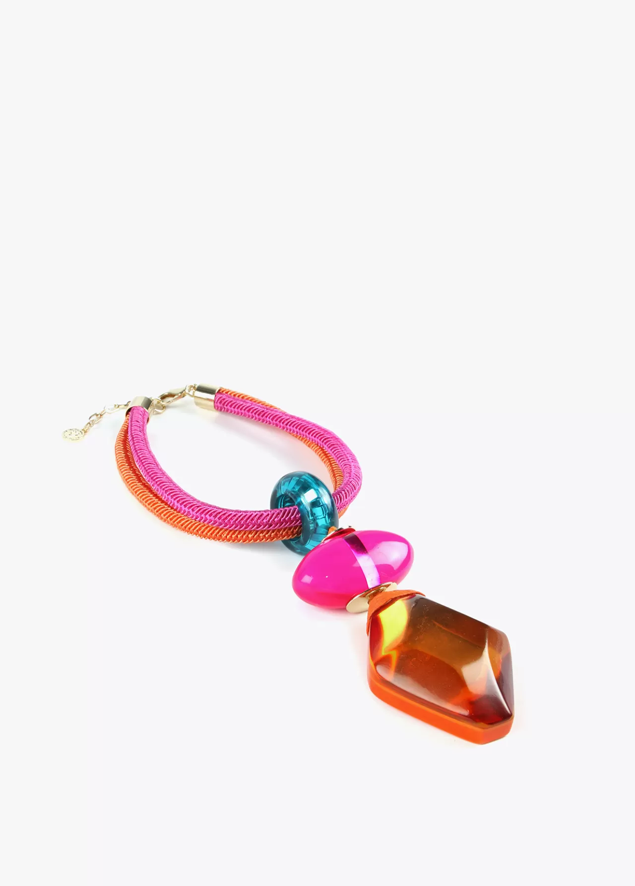 Lola Casademunt Collar maxi piezas de colores NARANJA Cheap