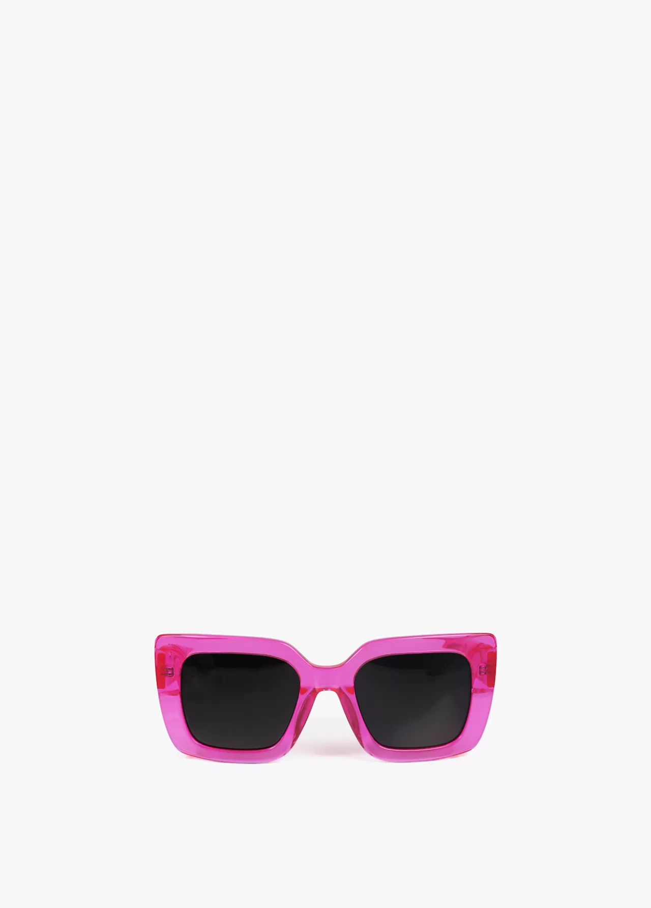 Lola Casademunt Gafas de sol fabricadas en acetato con forma cuadrada. Varillas personalizadas. NEGRO-MARRON Clearance