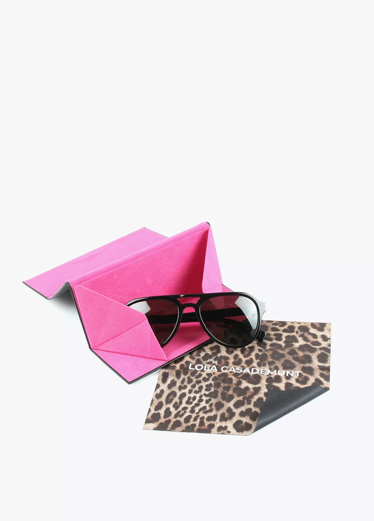 Lola Casademunt Gafas de sol tipo aviador NEGRO Sale