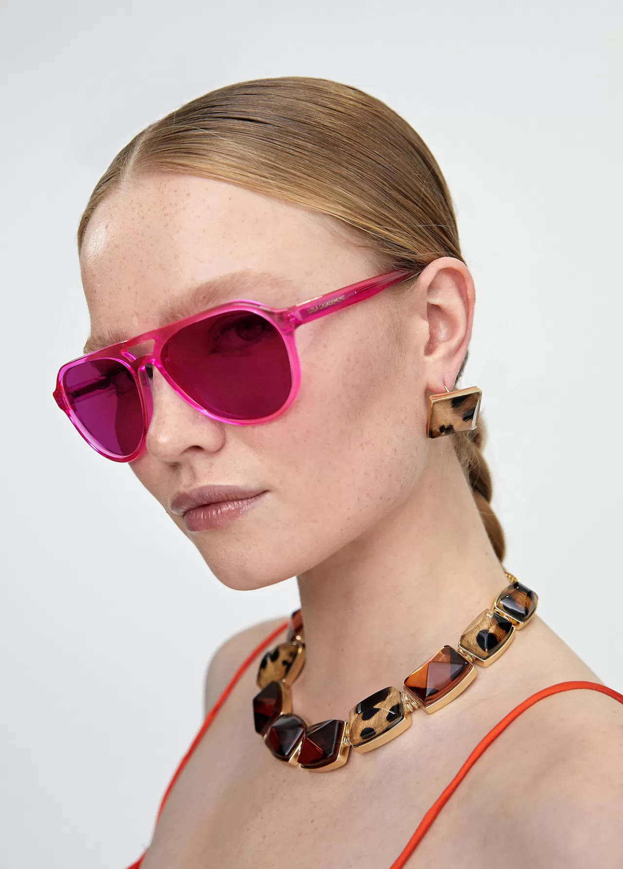 Lola Casademunt Gafas de sol tipo aviador NEGRO Sale