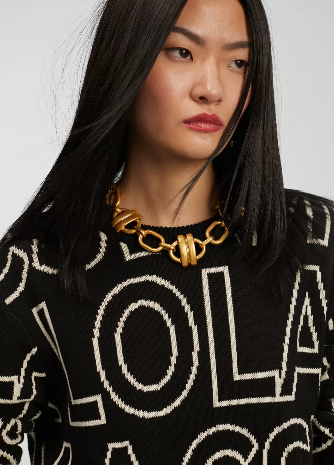 jersey_de_punto_letras_47573-1.webp Lola Casademunt Jersey de punto letras NEGRO-BLANCO Cheap