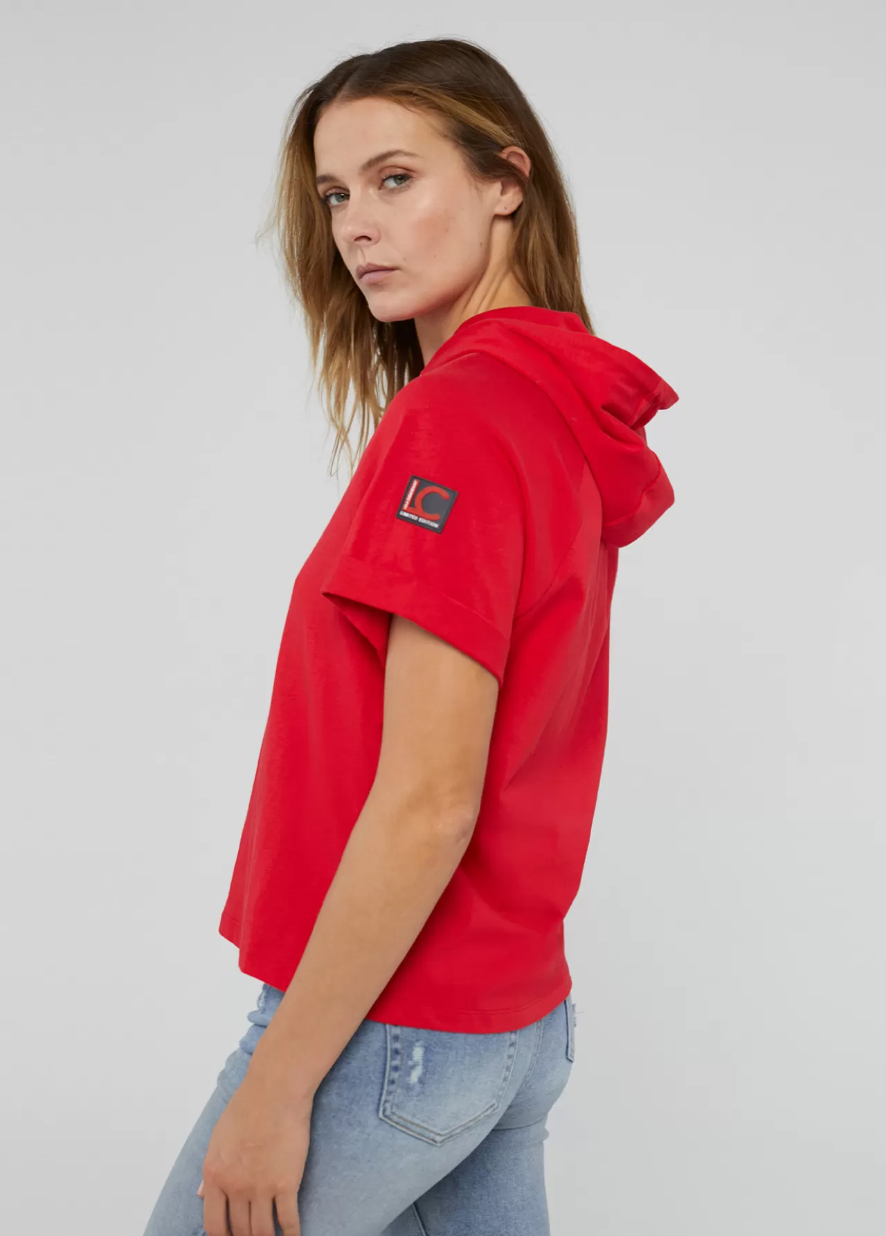 Lola Casademunt Sudadera manga corta roja de algodón 100%  - Lola Casademunt BLANCO Cheap