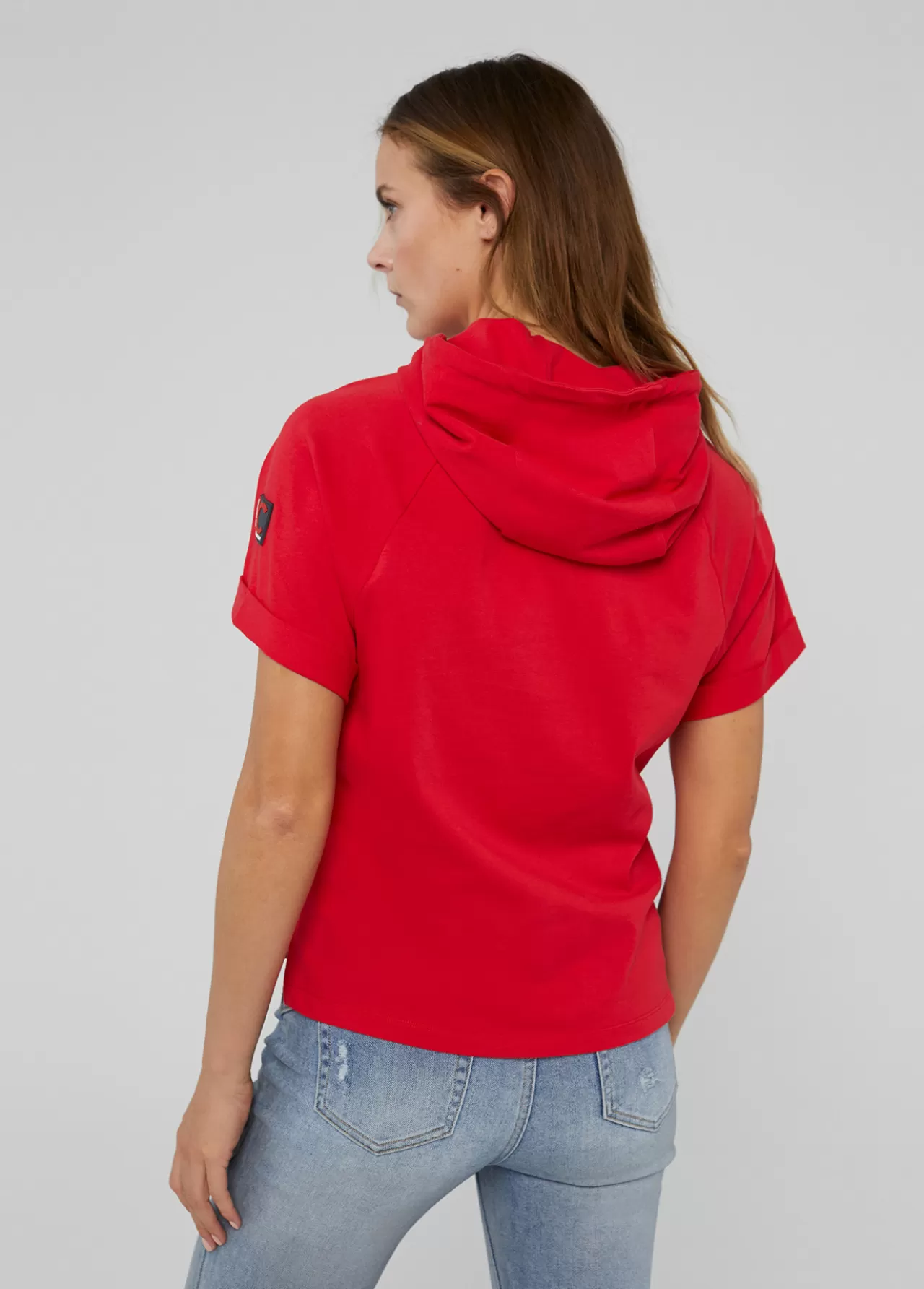Lola Casademunt Sudadera manga corta roja de algodón 100%  - Lola Casademunt BLANCO Cheap