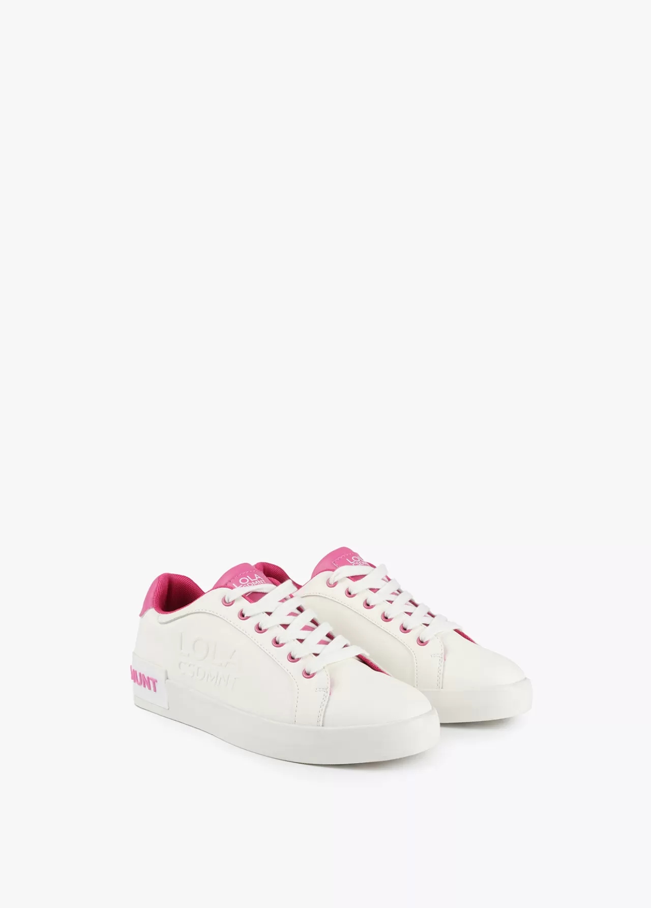Lola Casademunt Zapatillas tipo sneakers bicolor ROSA New