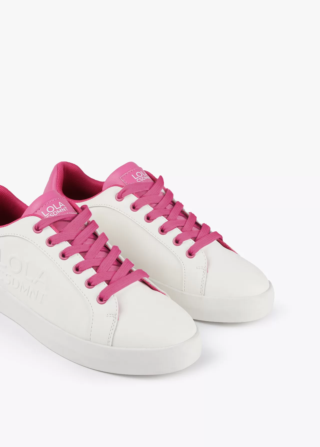 Lola Casademunt Zapatillas tipo sneakers bicolor ROSA New